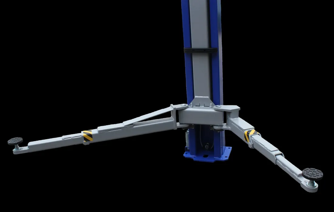 Ideal TP10KAC-DX 10,000 lb. ALI Certified 2-Post Bi-Symmetric Clear Floor Lift