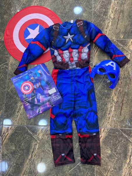 🔵💥 DÉGUISEMENT CAPTAIN AMERICA ENFANT 💥🔵