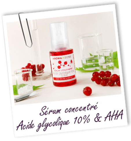 Sérum visage concentré Acide glycolique 10% & AHA - 30 ML