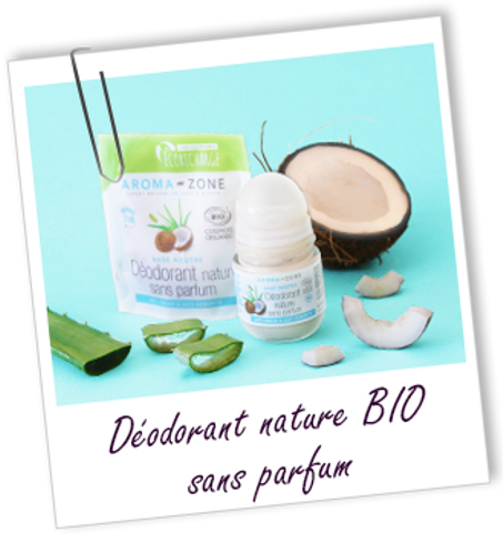 Déodorant nature BIO sans parfum - 50 ML