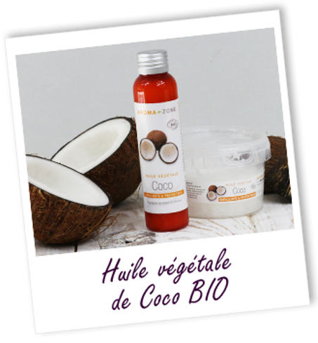 Huile végétale Coco BIO - 100 ML