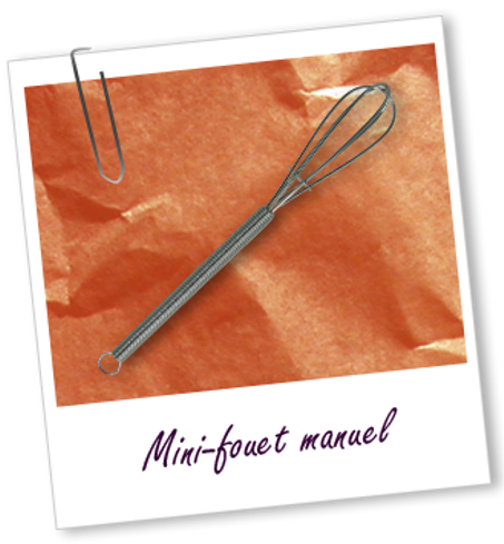 Mini-fouet en inox