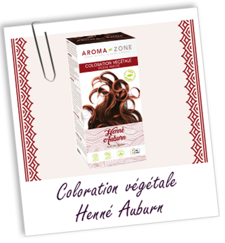 Coloration capillaire végétale BIO Henné Auburn - 200 G