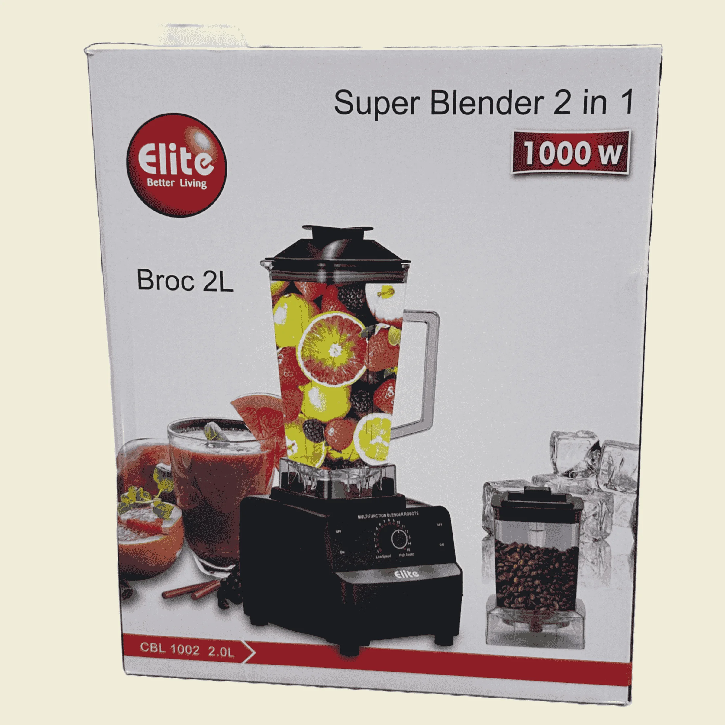 Blender Elite 1000W – قوي، سريع وعملي فكل مطبخ