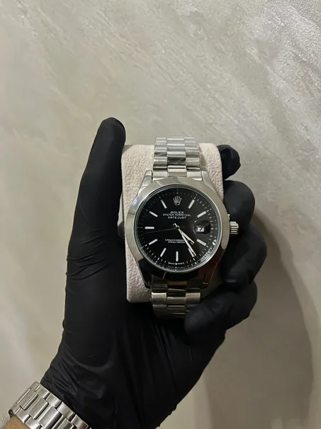 ROLEX DATE JUST tableau noir