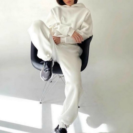 Survêtements à capuche pour femmes, ensemble pantalon surdimensionné à manches longues, vêtements de sport, survêtement, automne hiver 2021