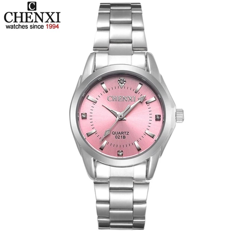 CHENXI – Montre étanche à strass pour femme, 6 couleurs, marque relogio luxury, accessoire décontracté, à la mode, tendance, pour dames, CX021B