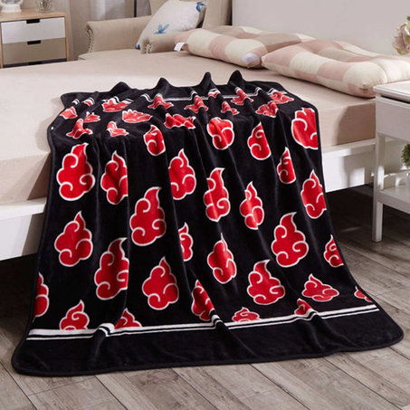 150*120CM Red Cloud Anime Blanket Plush Velvet Warm Decoration Soft Bed Home Throw Sofa Blankets Kid Adult Gifts