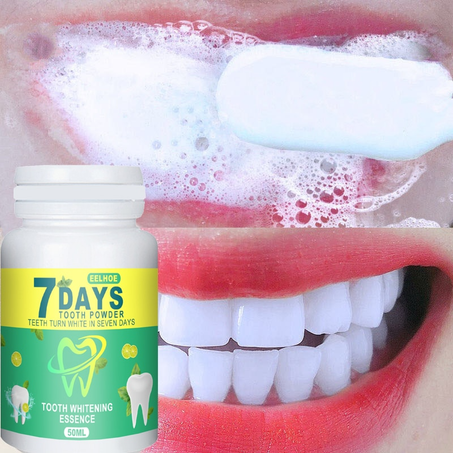 Teeth Whitening Powder 50g, Remove Smoke, Coffee, Tea Stains, Refresh Bad Breath, Oral Hygiene, Dental Care
