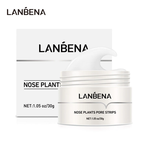 LANBENA Blackhead Remover Nose Face Mask Pore Strip Tearing Black Mask Peeling Acne Treatment Unisex Deep Cleansing Skin Care