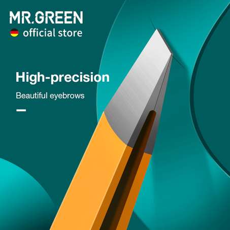 MR.GREEN Eyebrow Tweezer Colorful Hair Beauty Fine Hairs Puller Stainless Steel Slanted Eye Brow Clips Removal Makeup Tools