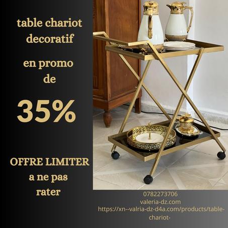 table chariot demontable