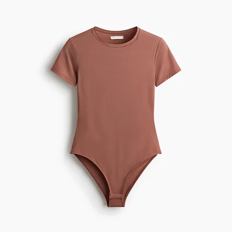 Bodysuit Côtelé Confort