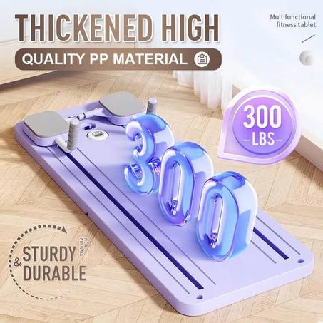 لوح بيلاتس قابل للطي مع أحزمة مقاومة لتمارين الجسم بالكامل بشاشة رقمية