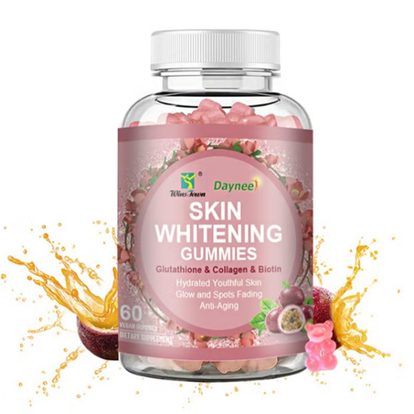 حلوى تبييض وتفتيح التصبغات والبقع الداكنة، 60 حلوى طبيعية 100% ما في كيماويات