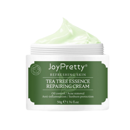 كريم الشاي الأخضر الفعّال - الحل الطبيعي لعلاج حب الشباب