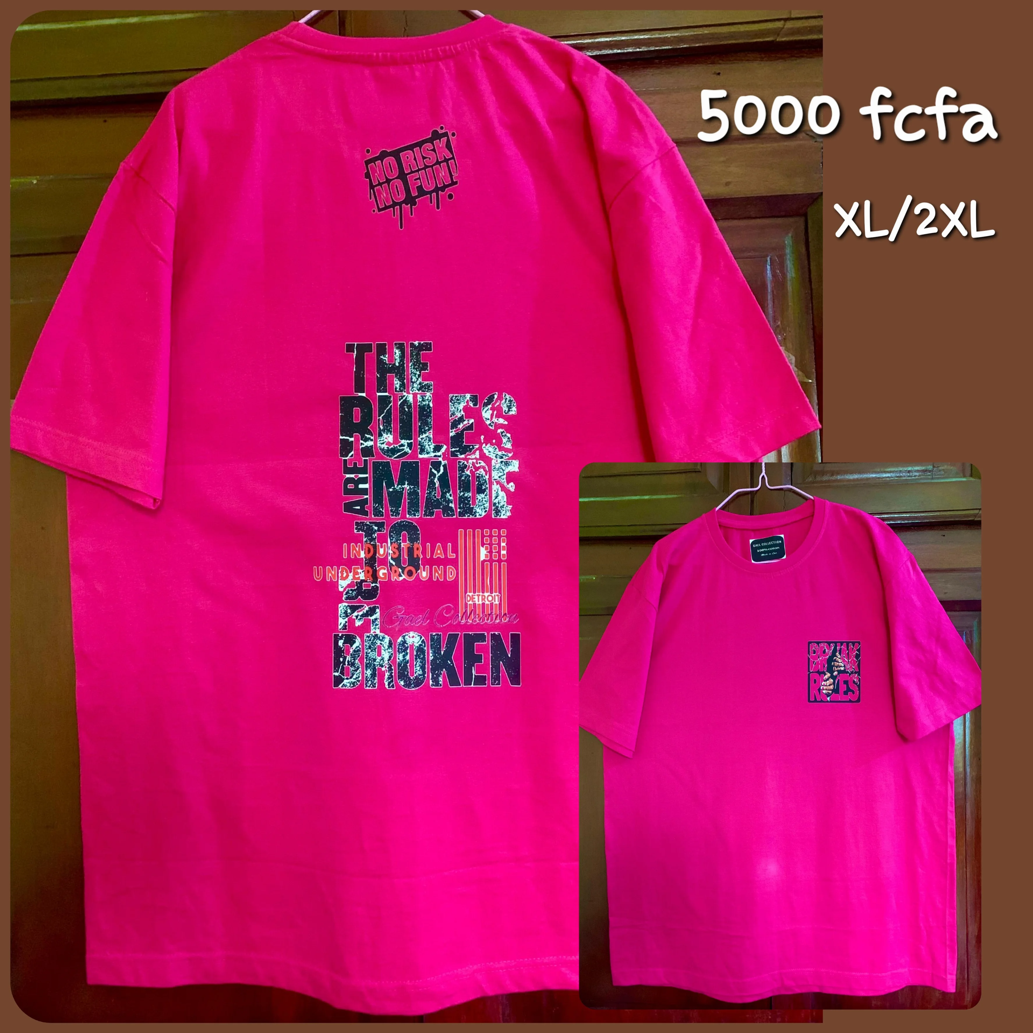 T-shirt Exclusifs 100% Coton