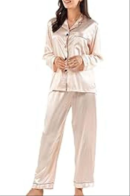Pyjama satin et coton