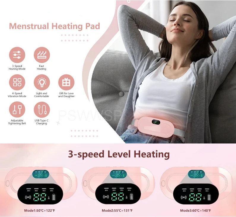 حزام التدفئة لتشنجات البطن