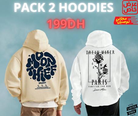 PACK 2 HOODIES