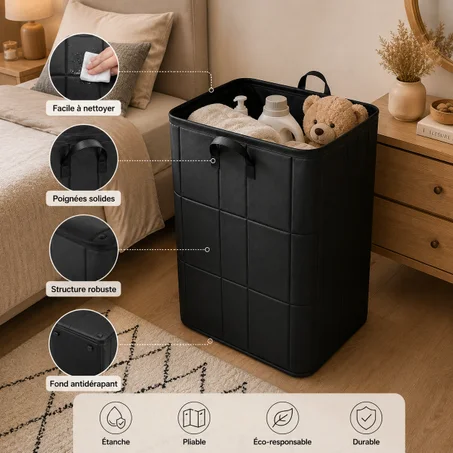 Panier à Linge Pliable Premium