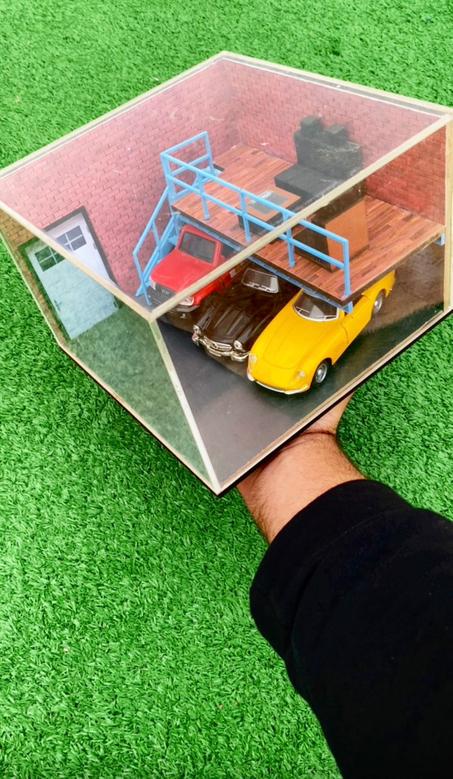 Miniature d'un garage - نموذج مصغر لمرأب