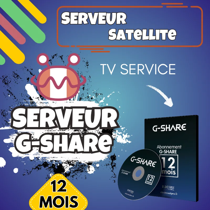 Gshare serveur 12 mois