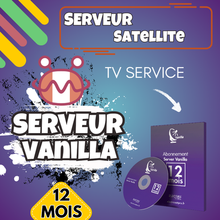 Vanilla serveur 12 mois