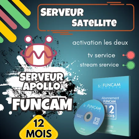 Apollo+Funcam server 12 mois