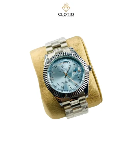 ROLEX DAY-DATE ICE BLUE ARABIC
