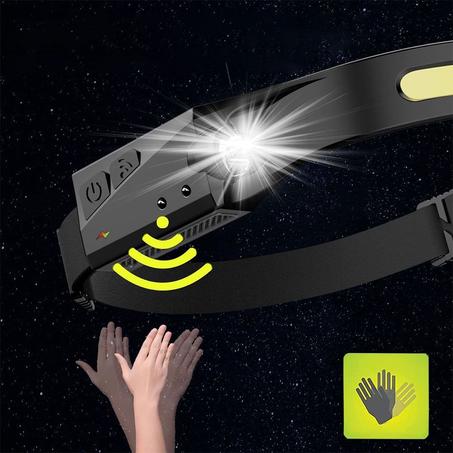 مصباح الراس مع مستشعر الحركة