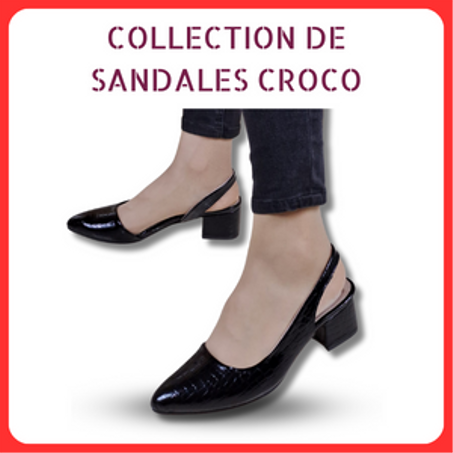 مجموعة صنادل كروكو