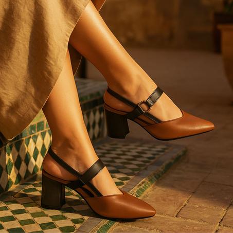 صندل جلد رطب و كعب مريح