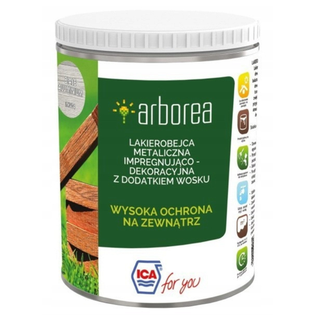 Lasure Métallique Extérieure Arborea – Finition Aluminium