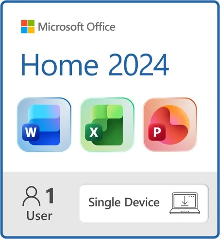 Microsoft Office Home 2024 | Aplicaciones clásicas: Word, Excel, PowerPoint | Compra única para 1 PC/MAC | Descarga instantánea | Anteriormente hogar y estudiante 2021 [Código en línea de PC/