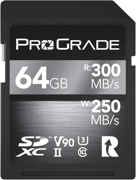 ProGrade Digital SDXC UHS-II V90 300R Tarjeta de memoria (64GB)