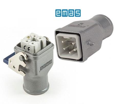 CONNECTEUR   INDUSTRIEL METALIQUE 5 PINES;