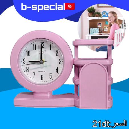 pink clock