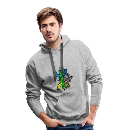 قميص رياضي على شكل كابوش للرجال