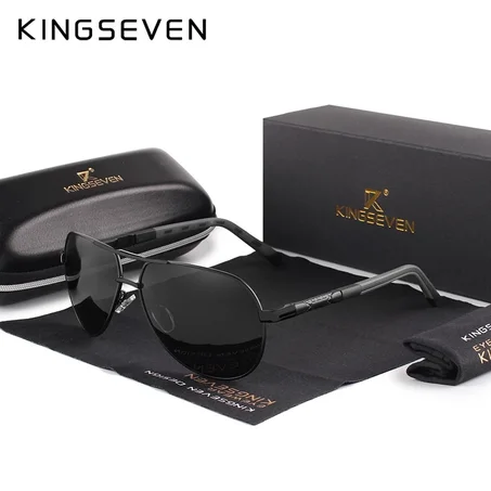 Lunettes KINGSEVEN Italy 2022 Noir