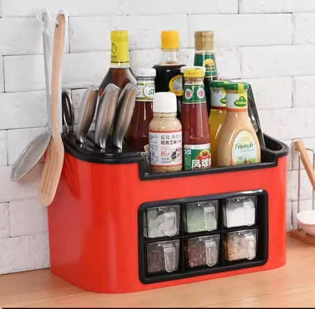 حاملة و منظمة التوابل و أدوات المطبخ