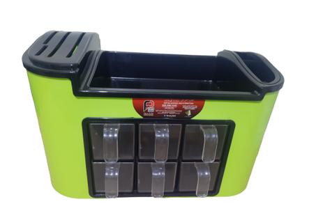 حاملة و منظمة التوابل و أدوات المطبخ