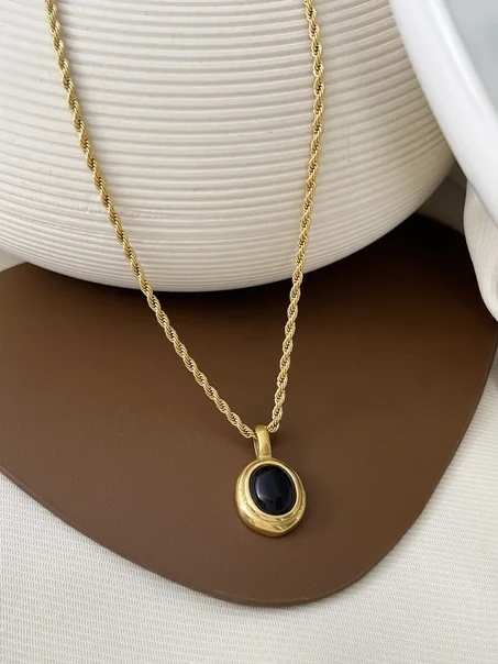 Collier Pierre Narpour En acier inoxydable