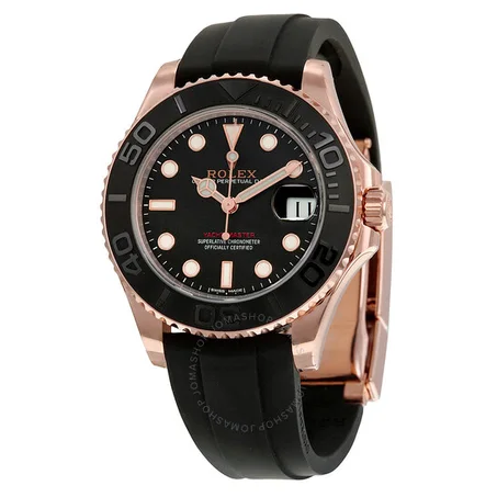 Rolex Gold Black Rubber