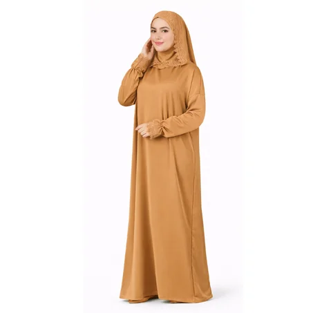 Abaya de prière avec capuche 01