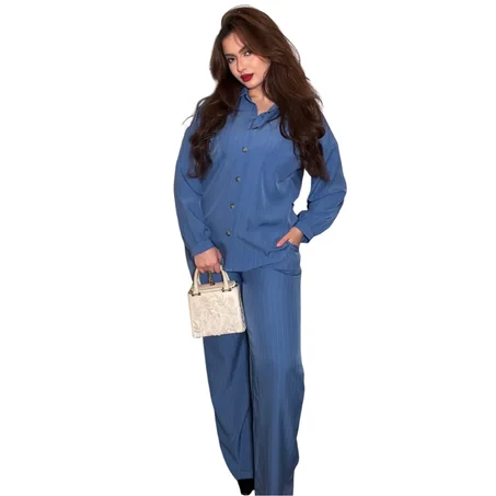 Classy – Ensemble Élégant Rayé Coupe Flatteuse