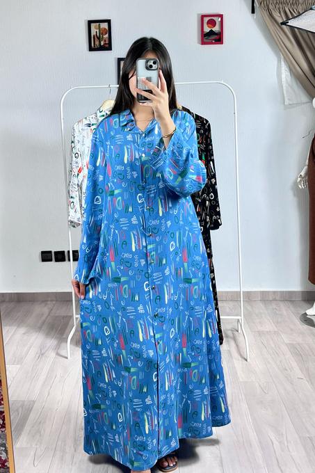 Nouvelle Robe Chemise – Douceur et Élégance