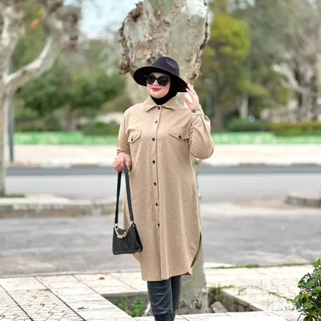 Chemise longue d'hiver