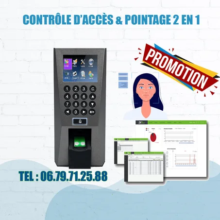 CONTRÔLE D’ACCÈS & PINTEUSE 2 EN 1