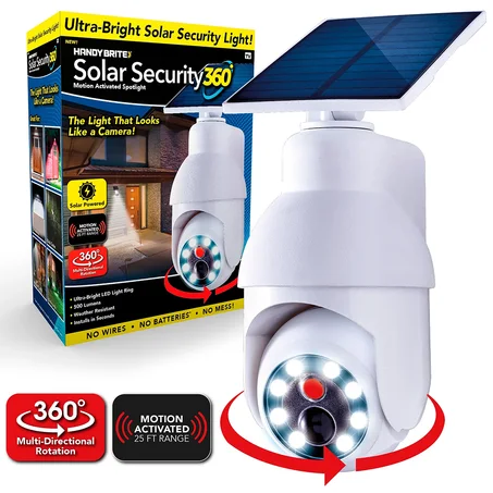 Faux caméra et lampe solaire à détecteur de mouvement – مصباح ليلي على شكل كاميرة